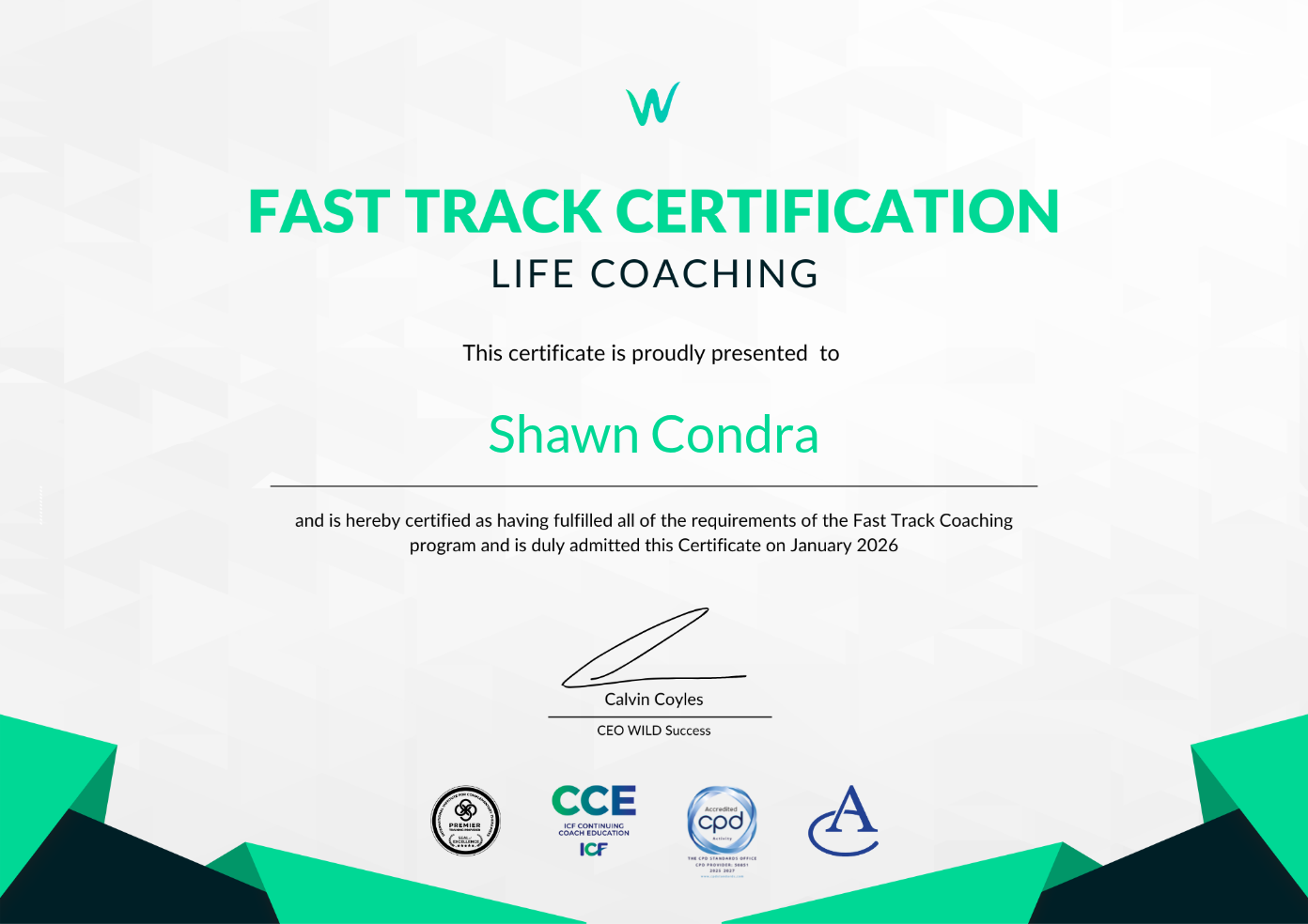 Fast Track Certification - Life Coaching